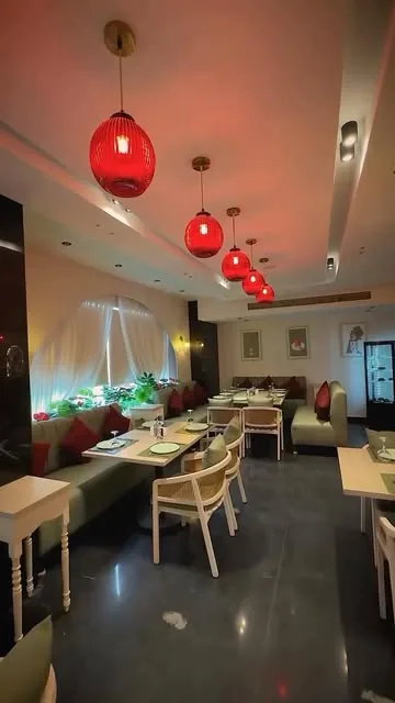 The dining room at Beit Beirut